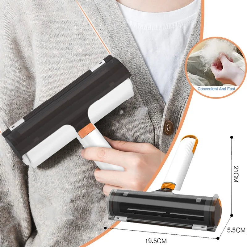 2 In 1 Pet Hair Removal Roller Multifunctional Portable Washable Hair Removal Brush Pet Supplies Pets Fashion