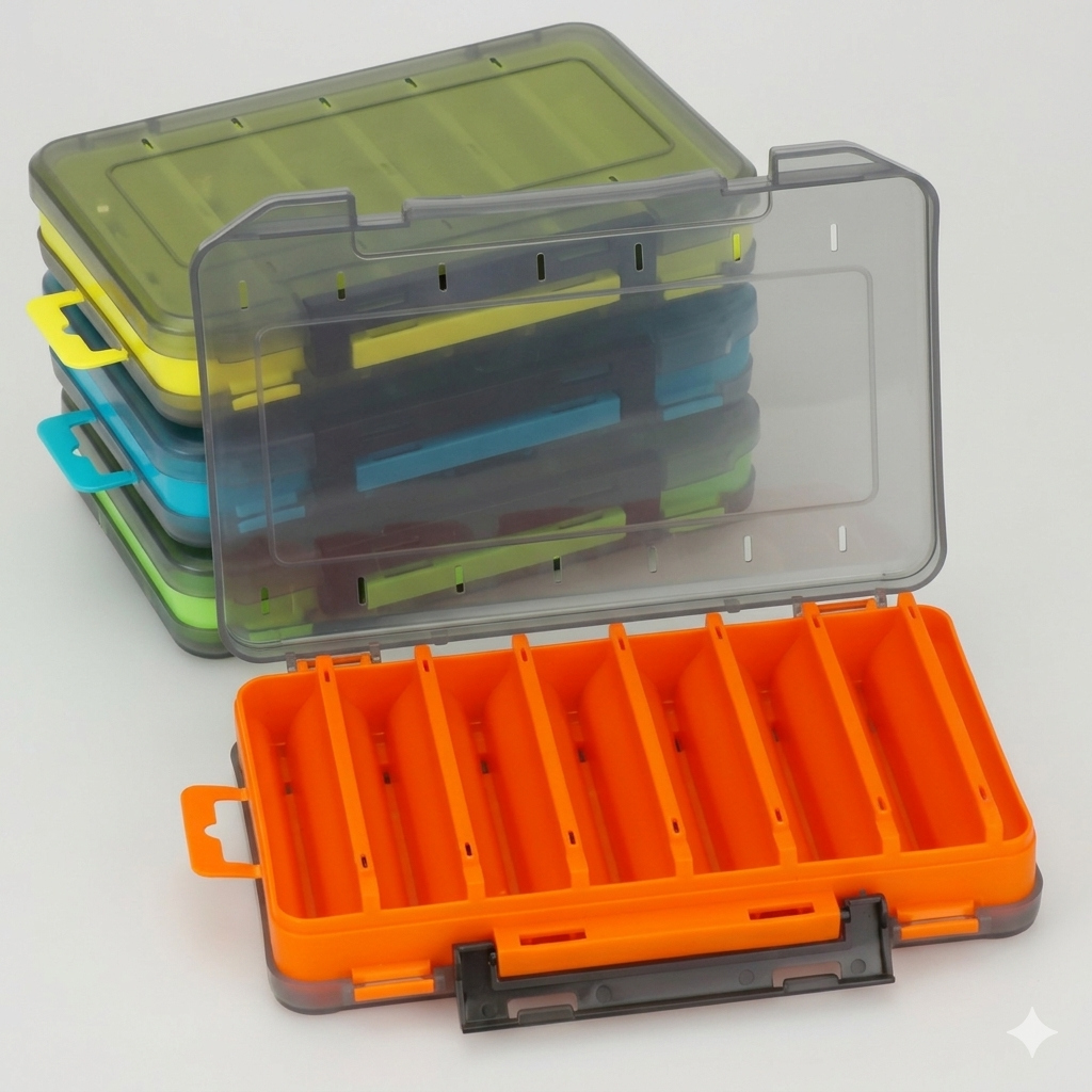 Durable Dual-Sided Fishing Tackle Box Best YouTube Store