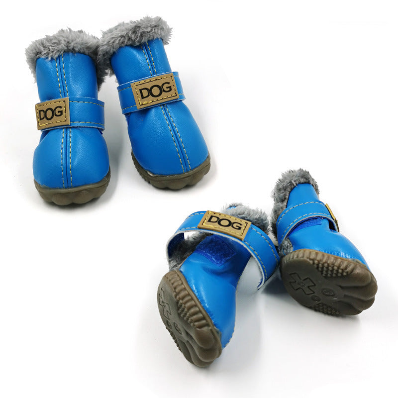 Dog Thick Snow Boots Keep Warm Teddy Autumn And Winter VIP Shoes Best YouTube Store