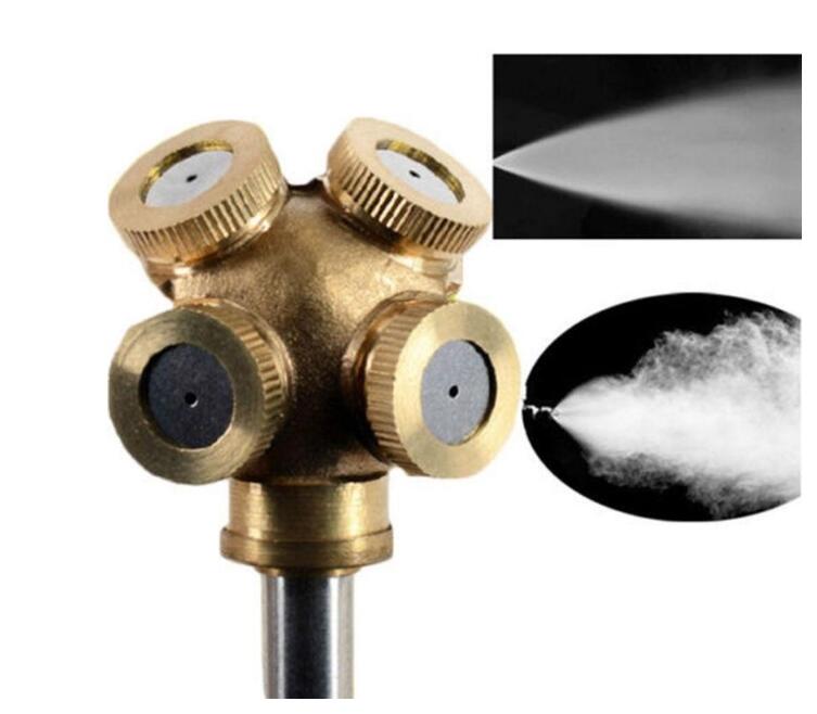 Mist Nozzles Water Spray Nozzle Garden Sprinkler Adjustable Spray Nozzle Brass Irrigation Fitting CJD
