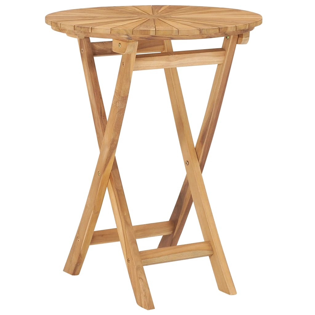 Folding Patio Table  23.6" Solid Teak Wood LuxuryLifeWay Online Store