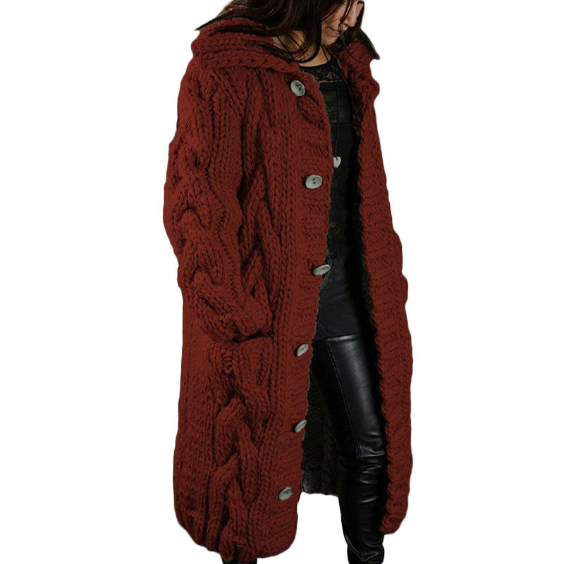 Women's Cardigan Plus Size Sweater Coat LadyShow.Store