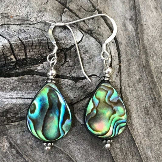 Female Fashion Creative Abalone Shell Water Drop Earrings