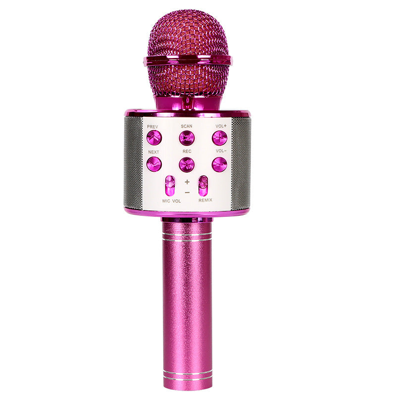 Wireless Bluetooth Colorful Light Microphone CJD2