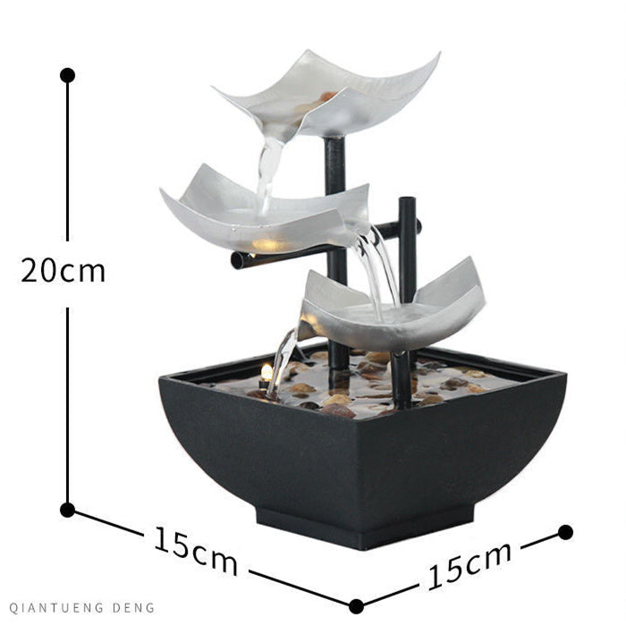 Flowing Water Desktop Fountain PearlNestDecor.com