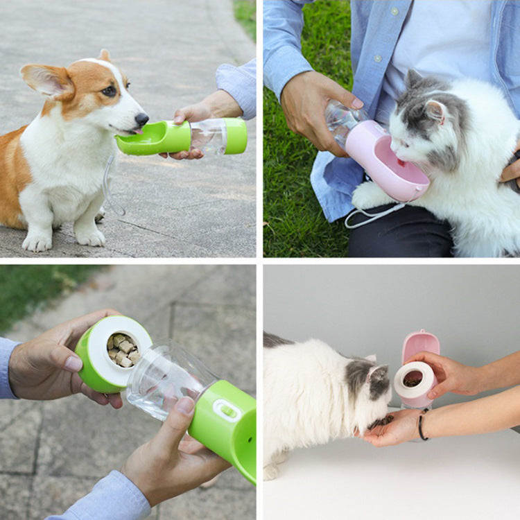 Multi-Functional Pet Travel Water Bottle LadyShow.Store