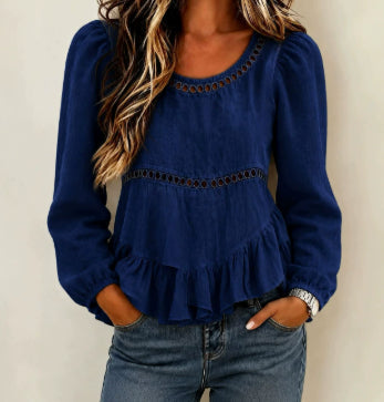 Irregular Womens Shirt Casual Womens Top NorixaFashion.com