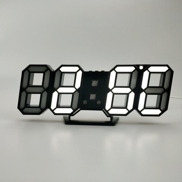 3D LED Wall Digital Clock PearlNestDecor.com