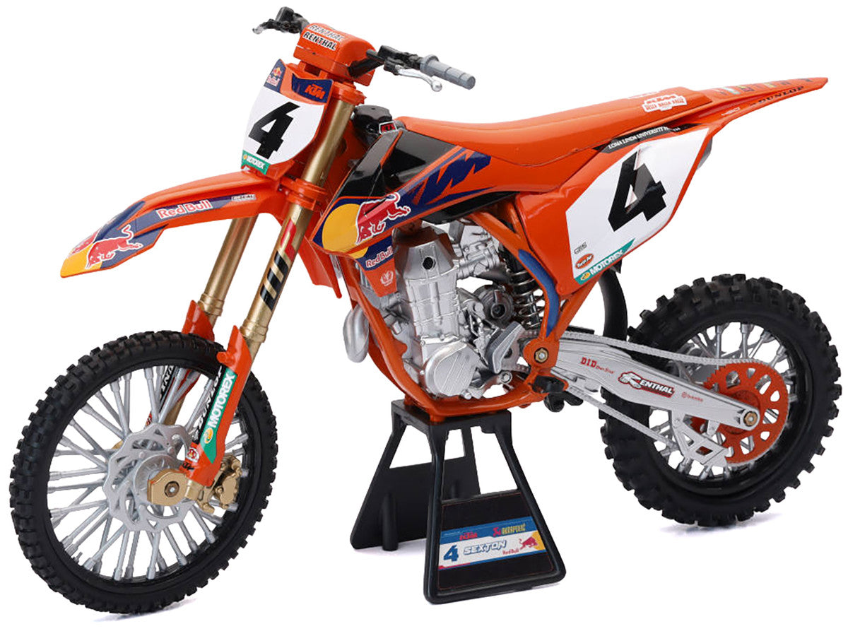 KTM 450 SX-F #4 Chase Sexton "Red Bull KTM Factory Racing" Supercross 1/6 Diecast Model by New Ray LuxuryLifeWay Online Store