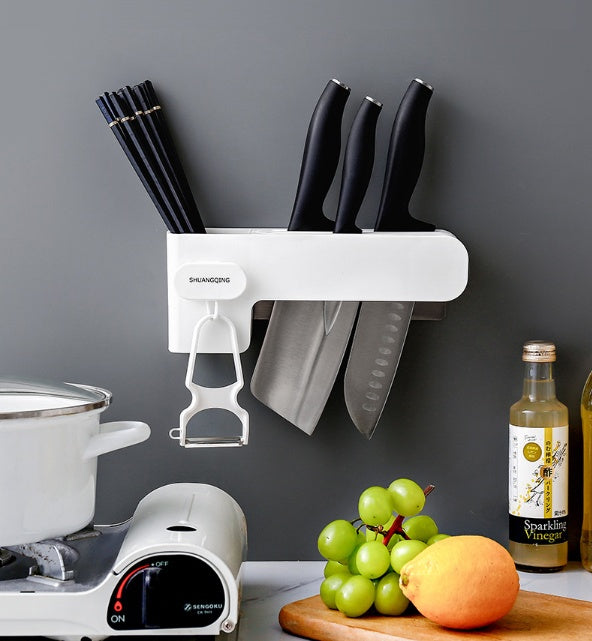 Wall-Mounted Knife Holder PearlNestDecor.com