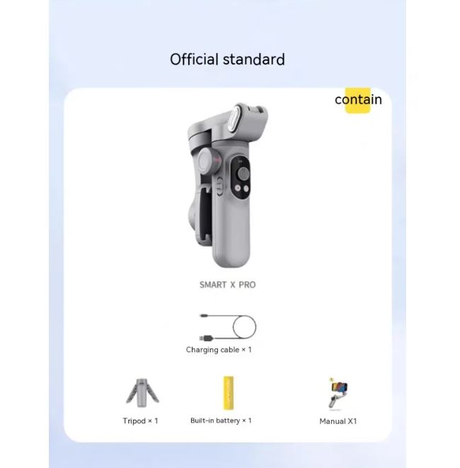 Pro Mobile PTZ Stabilizer Intelligent Three-axis Anti-shake Pi-Mart