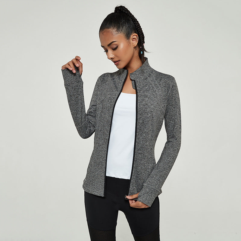 New Yoga Fitness Long Sleeve Stretch Top & Jacket Pi-Mart
