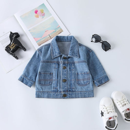 Flaming Children's Denim Jacket Pi-Mart