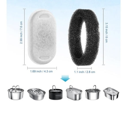 Stainless Steel Pet Water Dispenser Filter Pets Fashion