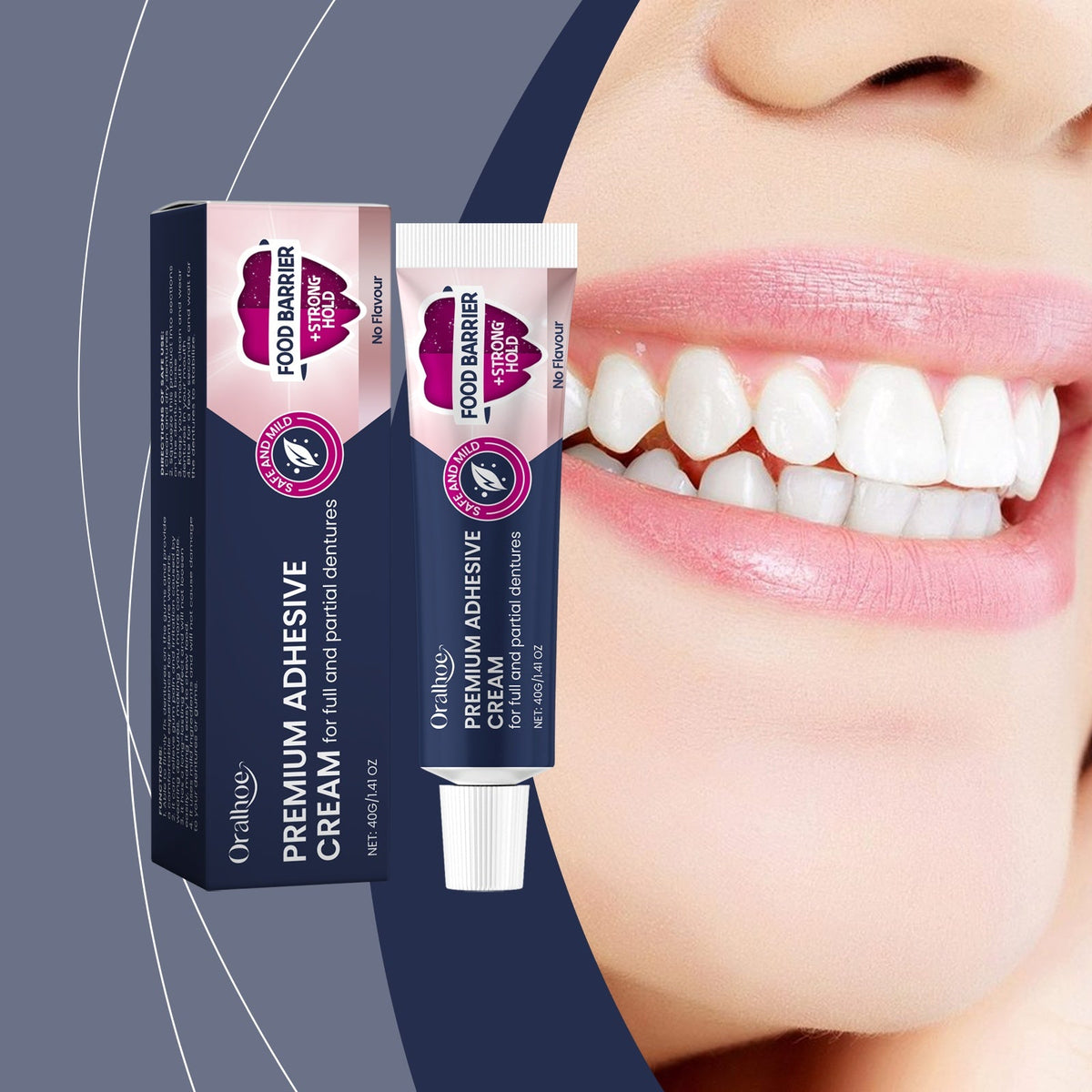 Dental Fixing Adhesive 40g-box Tri Light Beauty