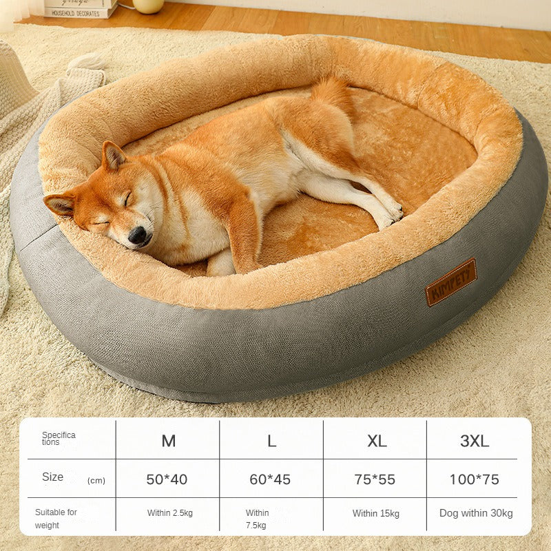 Removable And Washable Dog Bed Warm Cat Bed For Sleeping Pets Fashion