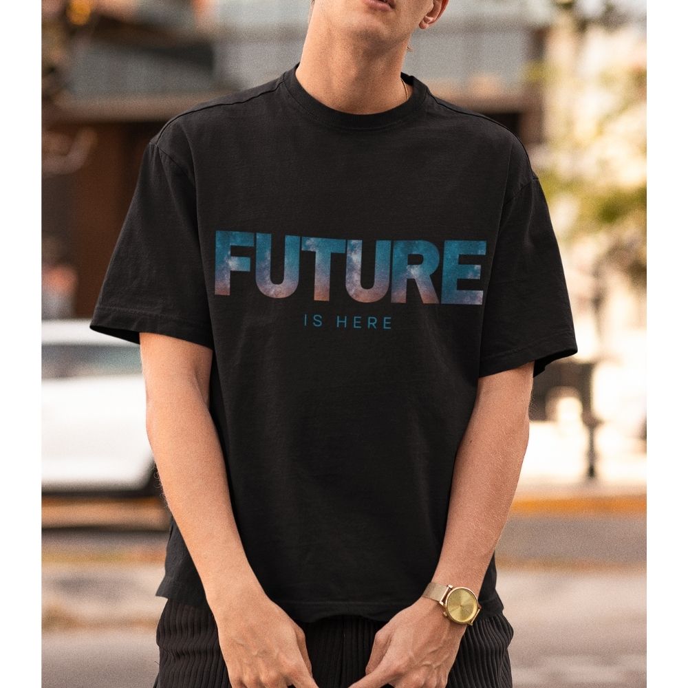 Mens The Future is Here Logo T-Shirt