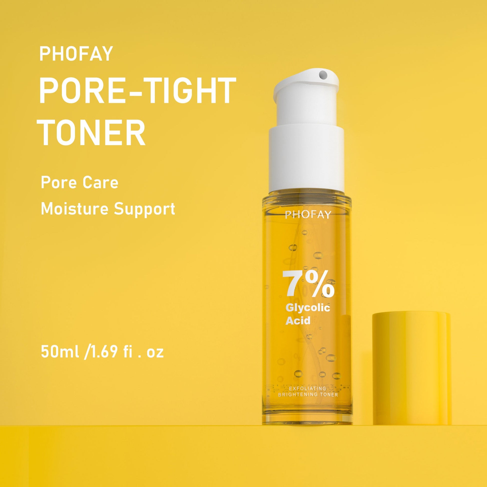 PHOFAY GLYCOLIC ACID AHA EXFOLIATING  BRIGHTENING TONER LadyShow.Store