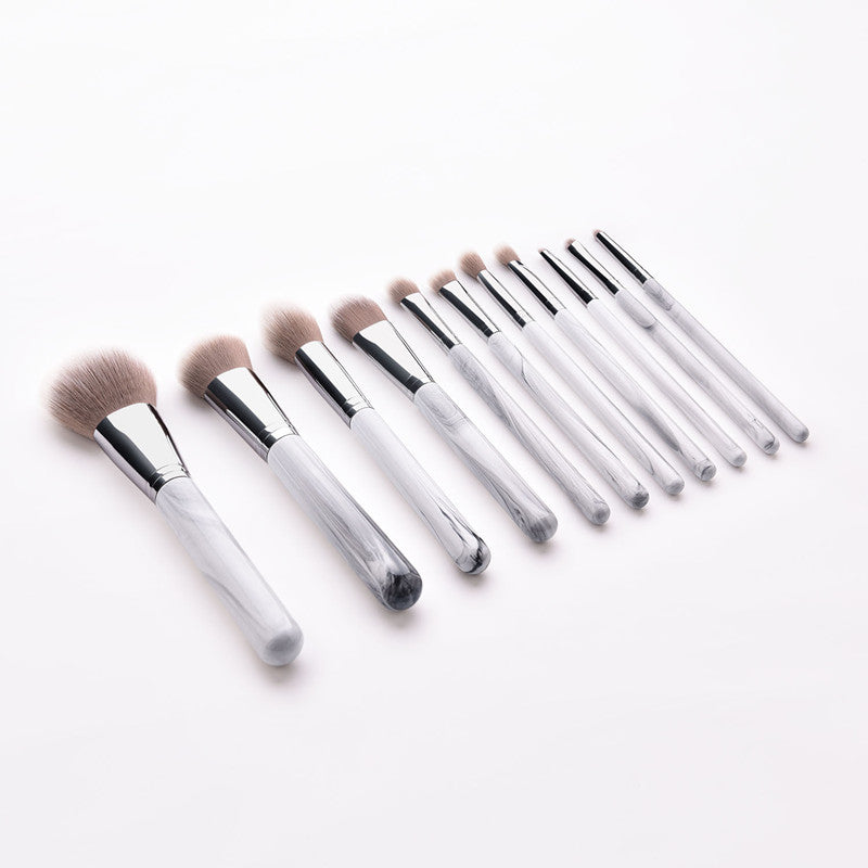 11-Piece Makeup Brush Set with Landscape Powder Brush LadyShow.Store