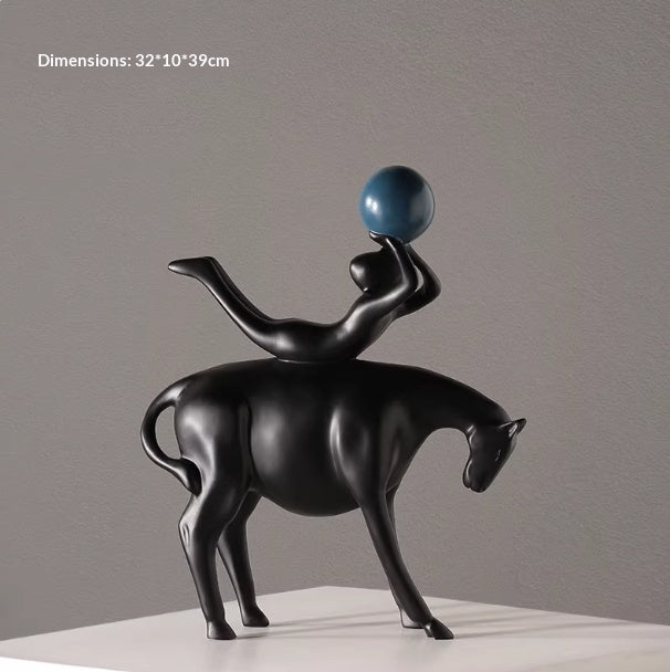 Modern Home Decor Ornaments Light-luxury Art Pieces For The Living Room PearlNestDecor.com