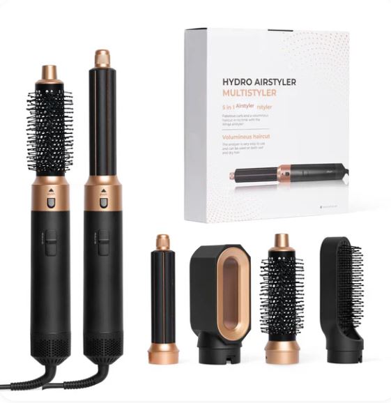 AirStyler 5-in-1 Hair Dryer and Curling Brush Set LadyShow.Store