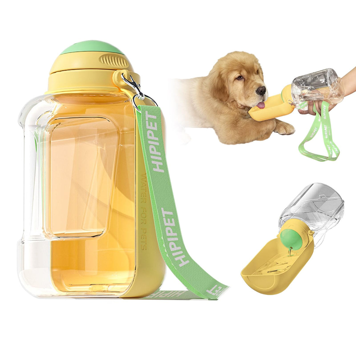 2 In 1 Dog Large Capacity Pets Out Drinking Pot Cat Water Dispenser Portable Water Cup Water And Food Integrated Bowl Pet Products Pets Fashion