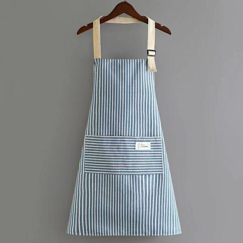Cotton And Linen New Apron Women's Kitchen Home Summer Thin PearlNestDecor.com