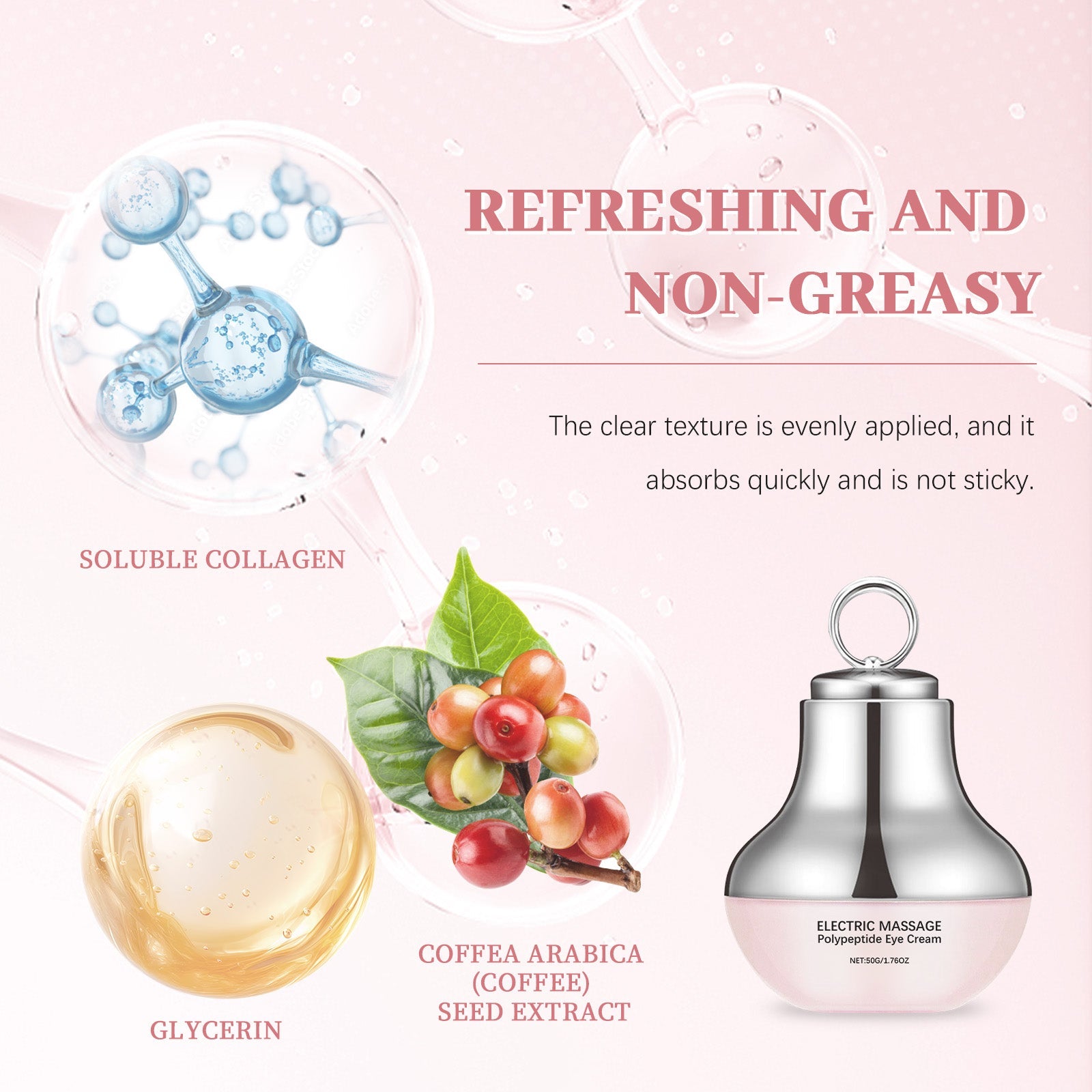 Electric Firming And Lifting Eye Cream 50g Tri Light Beauty