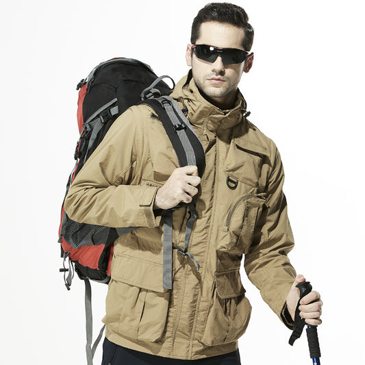 Men's Tactical Jacket with Removable Sleeves (Fall/Winter) Pi-Mart