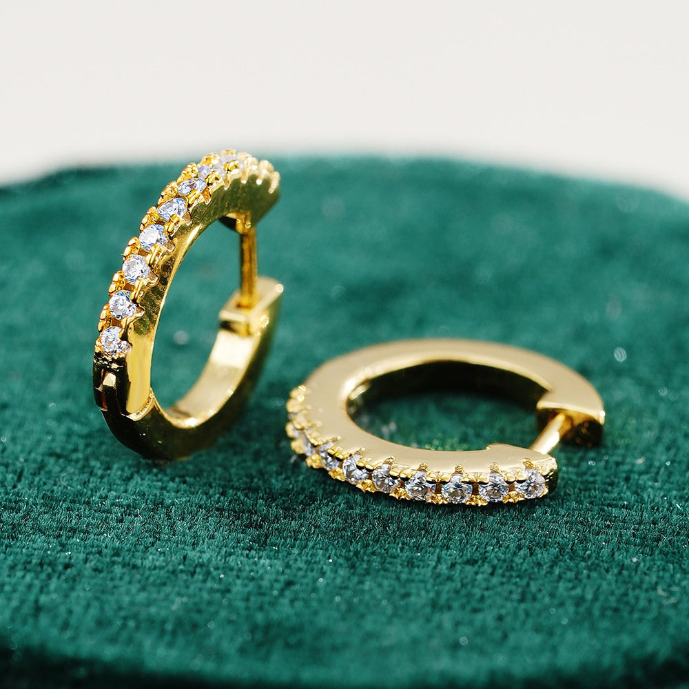 S925 Silver Moissanite Stud Earrings LadyShow.Store