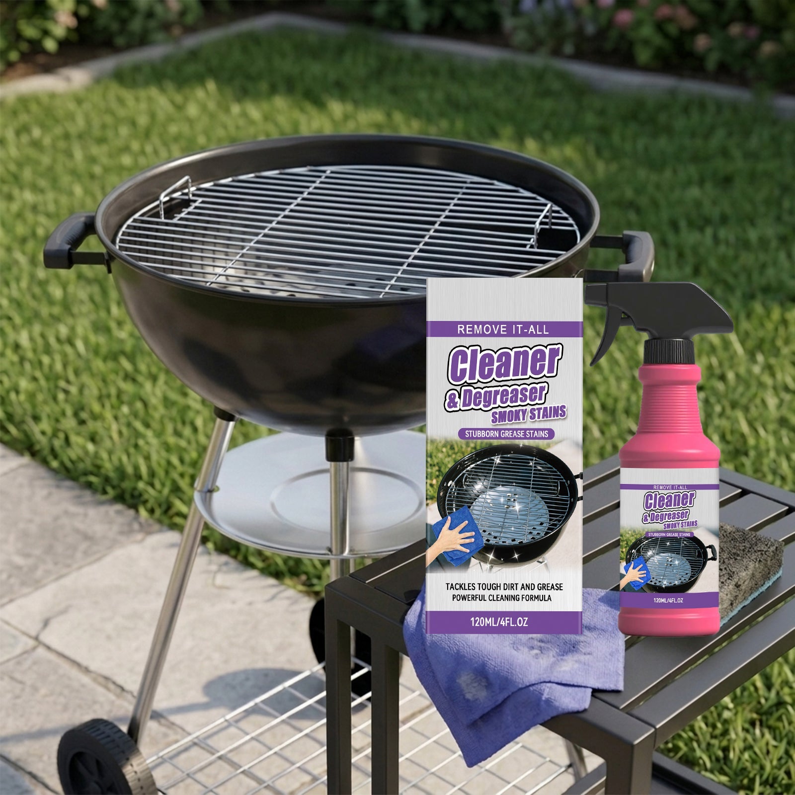 Barbecue Grill Cleaner 120ml Tri Light Beauty
