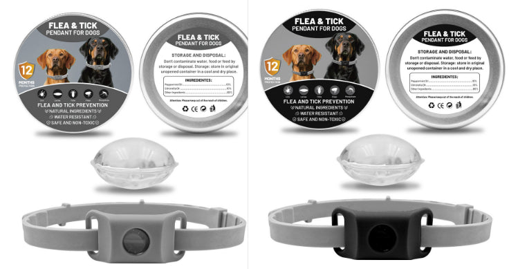 Pet Insect Repellent Button Collar Capsule Suit Pets Fashion