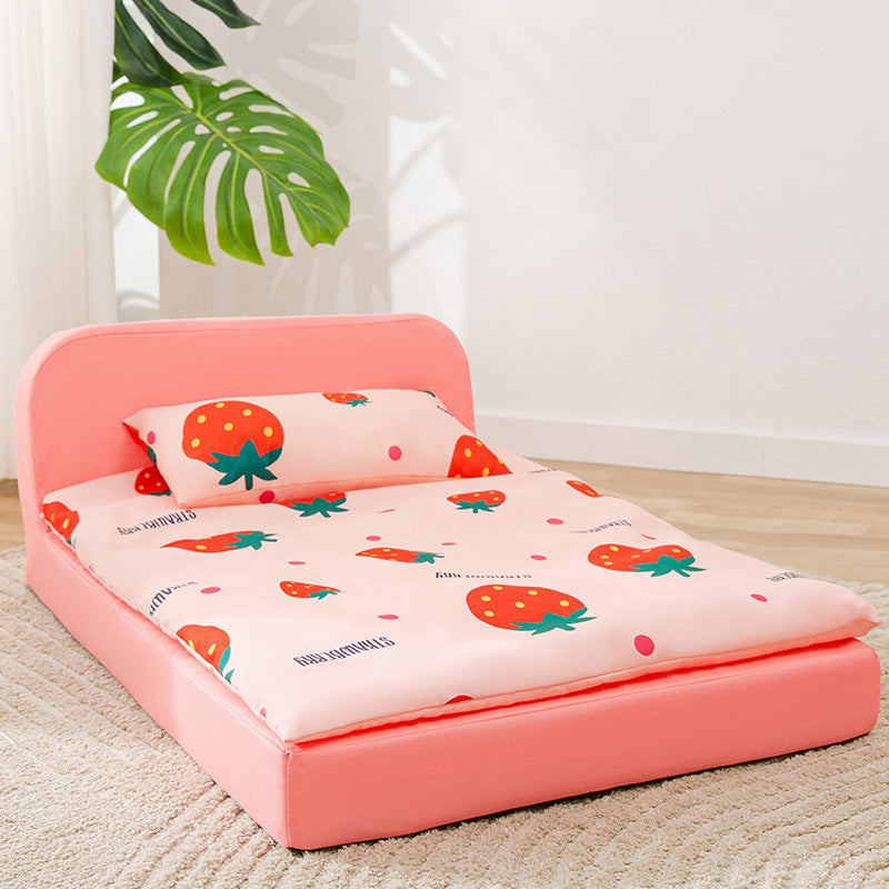 Sponge Bed Four Seasons General Kennel Cat Small And Medium Sized Removable And Washable Pets Fashion