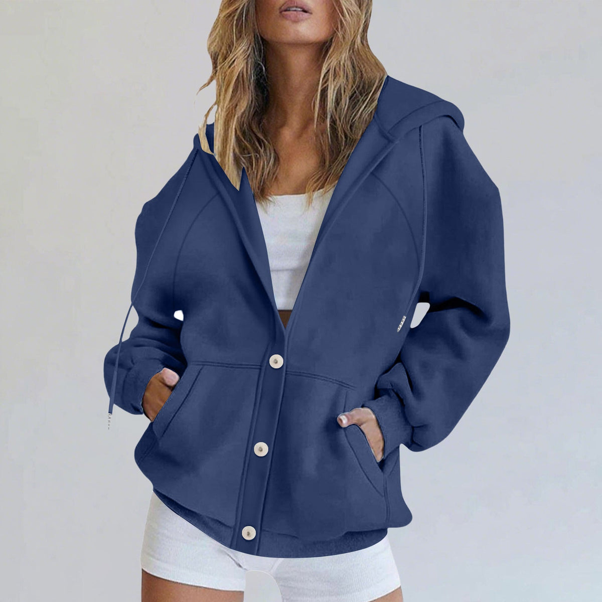 European And American  Fashion Autumn And Winter Jackets Women's Casual Cardigan Sweatshirt Jackets NorixaFashion.com