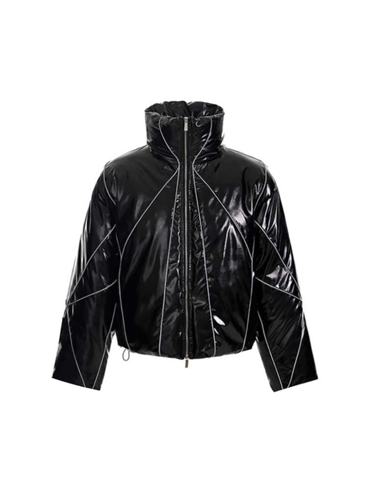 Men's Winter Reflective Line Bread Coat Thickened LadyShow.Store