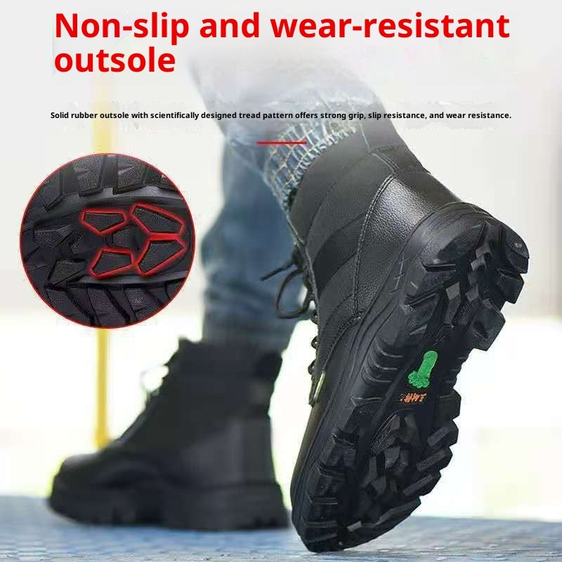 High Top Labor Protection Safety Shoes For Men Best YouTube Store