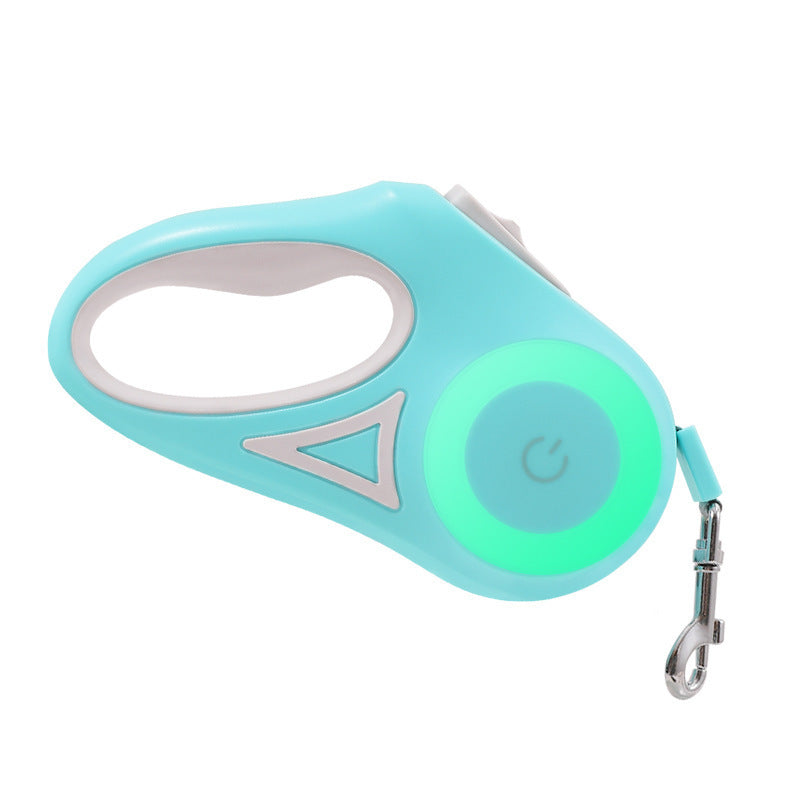 Retractable Dog Leash with Collar Pets Fashion