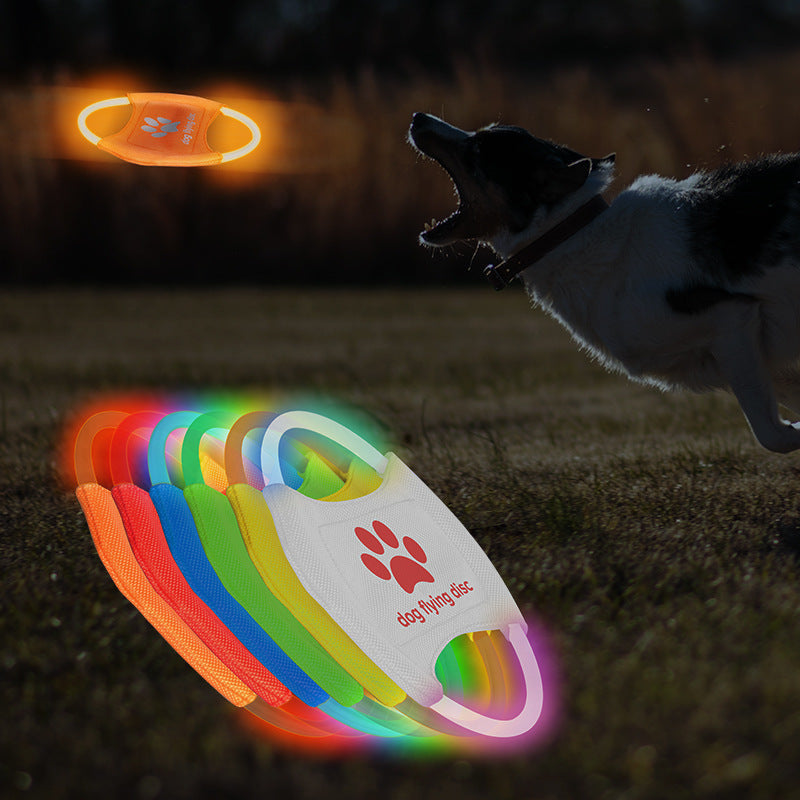 LED Dog Flying Disc Pets Fashion