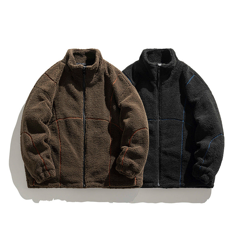 Vintage Lamb Wool Men's And Women's Coats Loose Thick Best YouTube Store