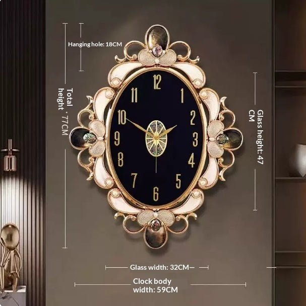 Shell-shaped Wall Clock Home Decor Clock Fashionable And Modern Timepiece PearlNestDecor.com