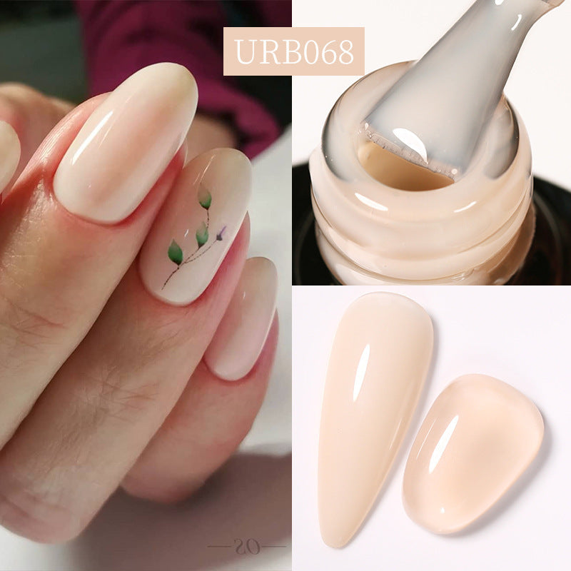 Reinforced Long-lasting No-file Base Coat With Shimmering Glitter Gel Polish LadyShow.Store