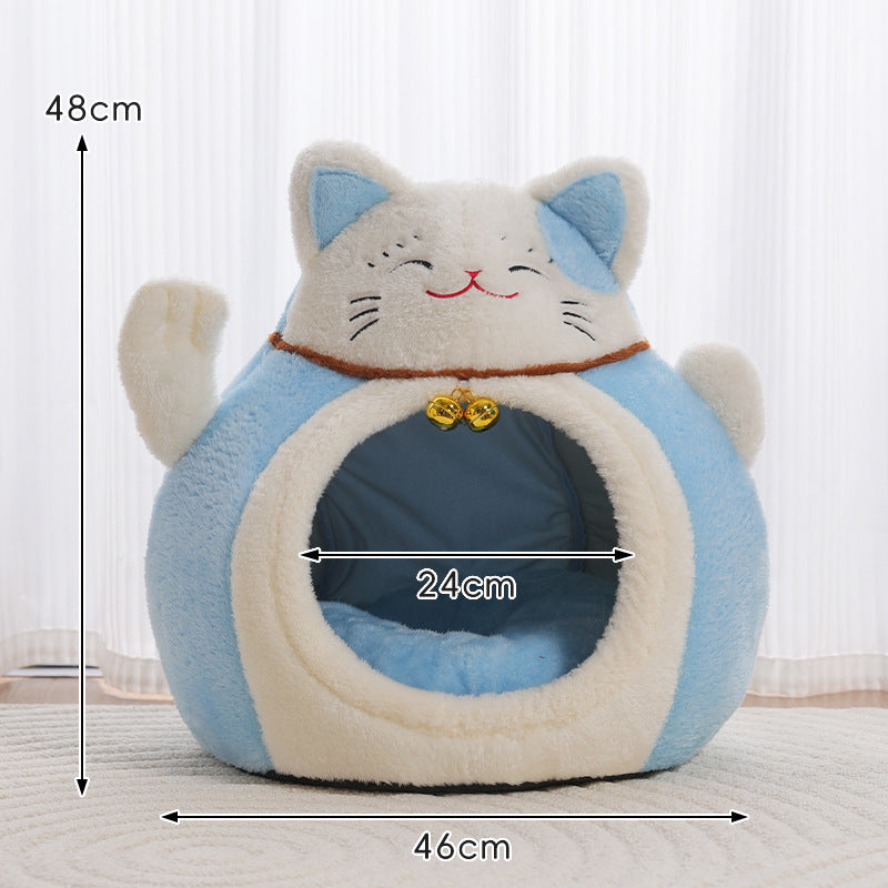 New Fortune Cat Bed Lucky Pet Nest Pets Fashion