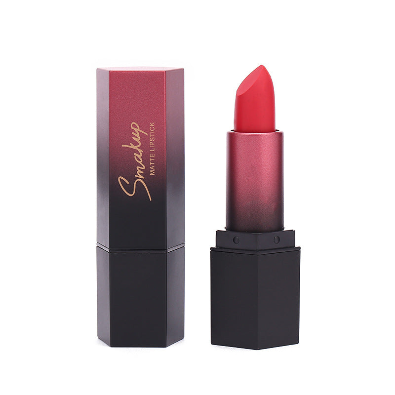 10 Colors Discoloration Resistant Matte No Stain On Cup Makeup Lipstick LadyShow.Store