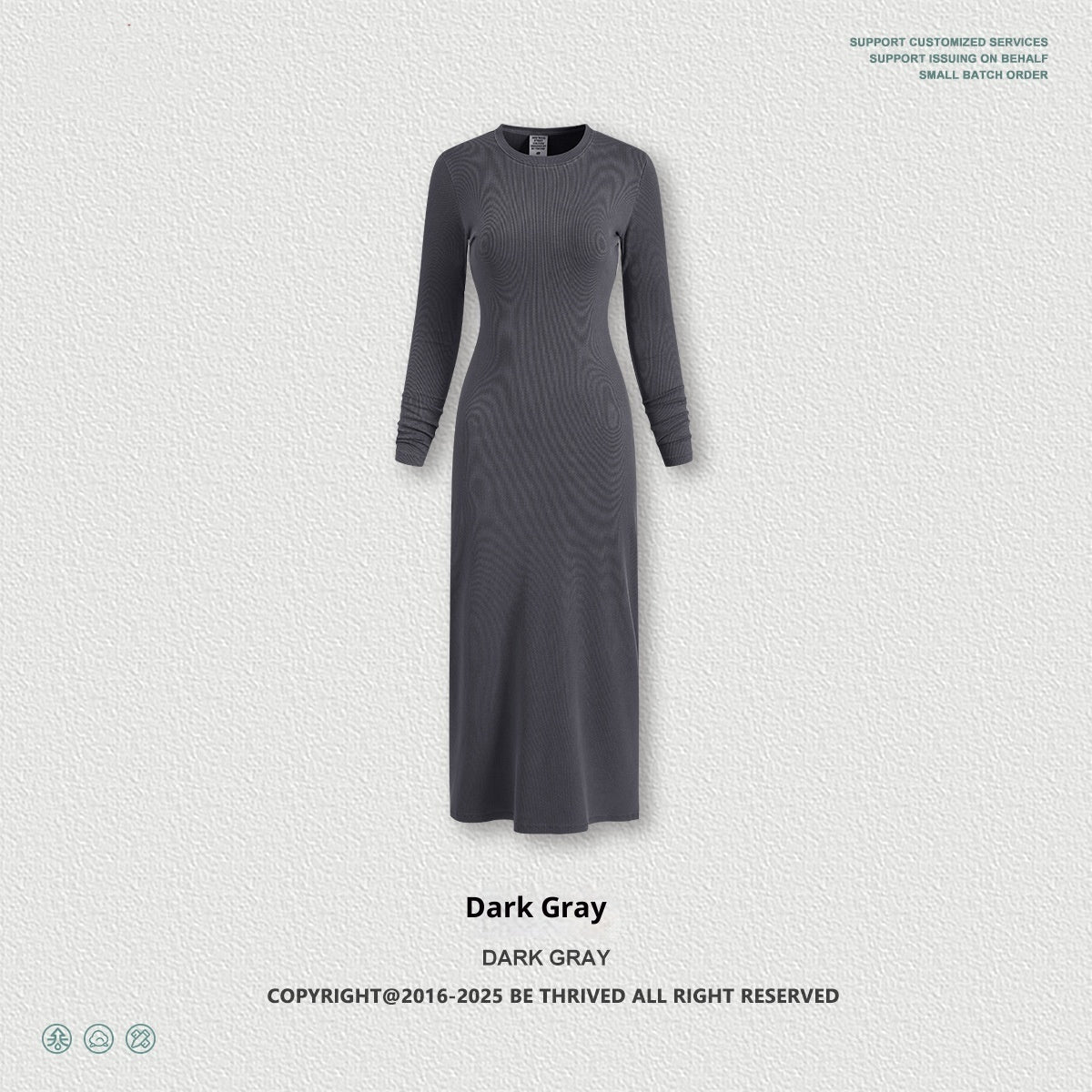 Long Sleeve Dress Split Sheath Dress For Women NorixaFashion.com