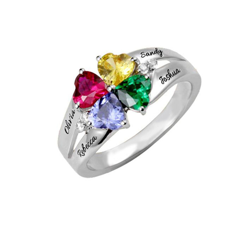 DIY Engraved Ring for Mother's Day Gift LadyShow.Store