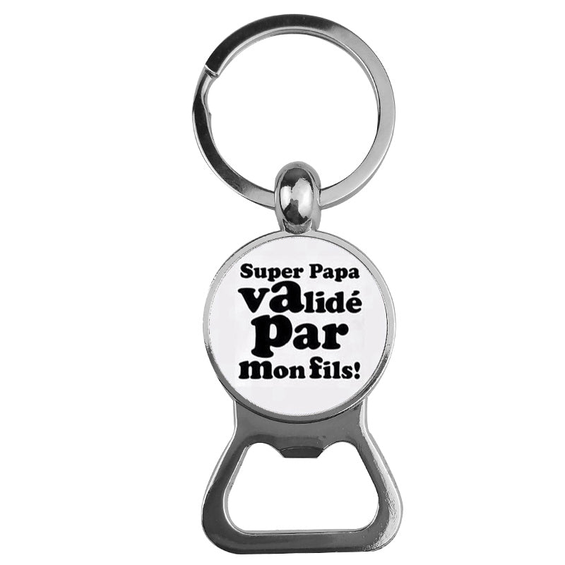 Ornaments Time Gemstone Bottle Opener Keychain LadyShow.Store