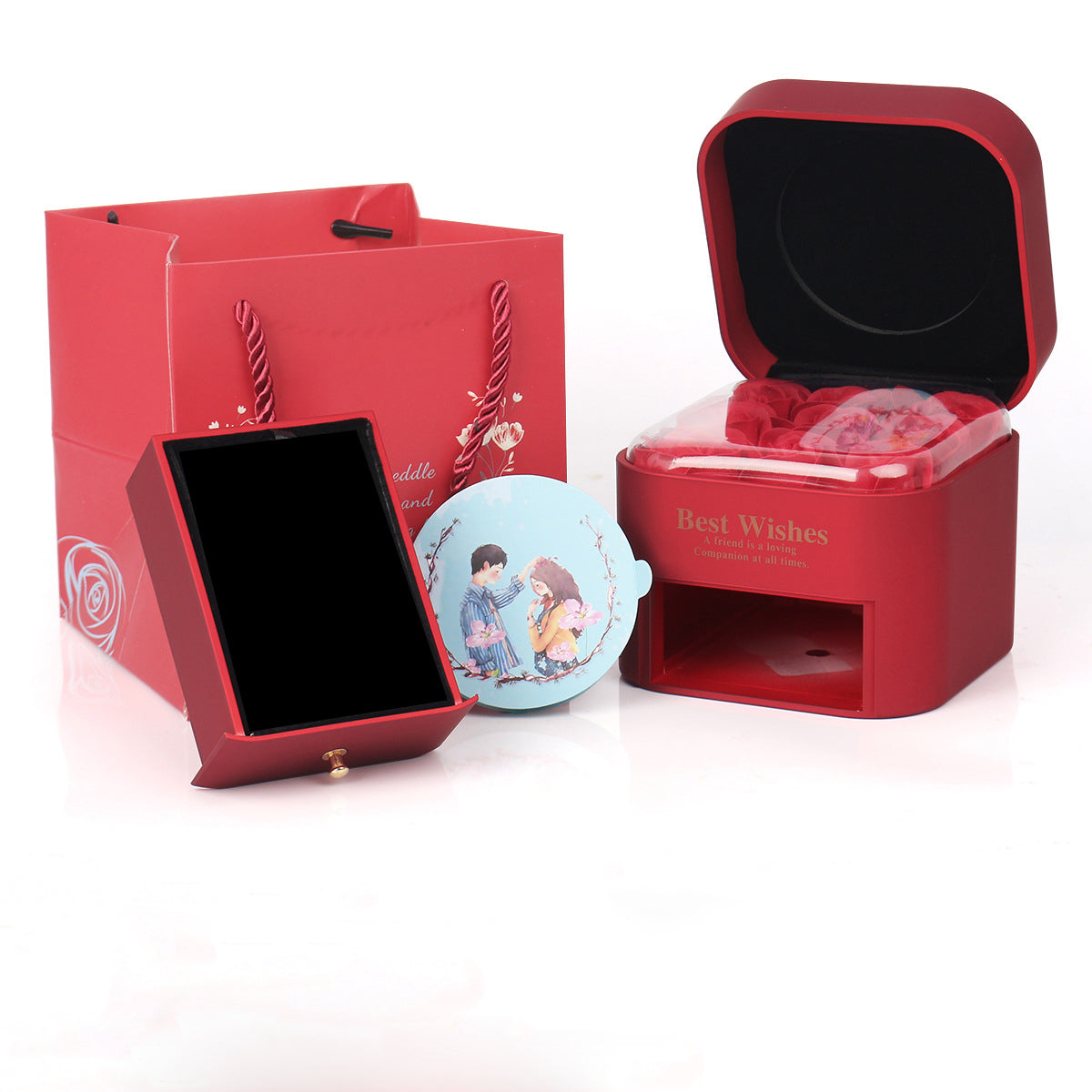 Tanabata Romantic Valentine's Day Ring Pendant Gift Box LuxuryLifeWay Online Store