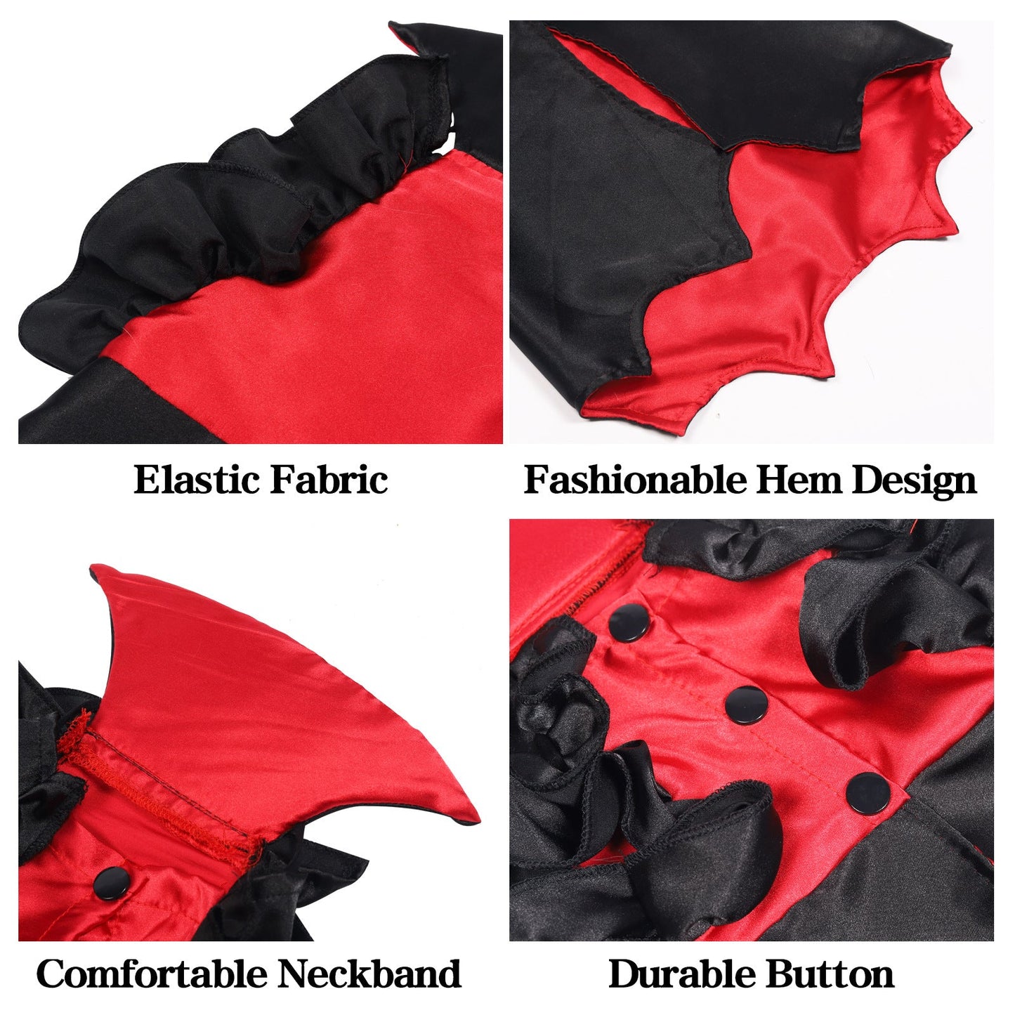 Cat Halloween Vampire Transformation Costume Pets Fashion