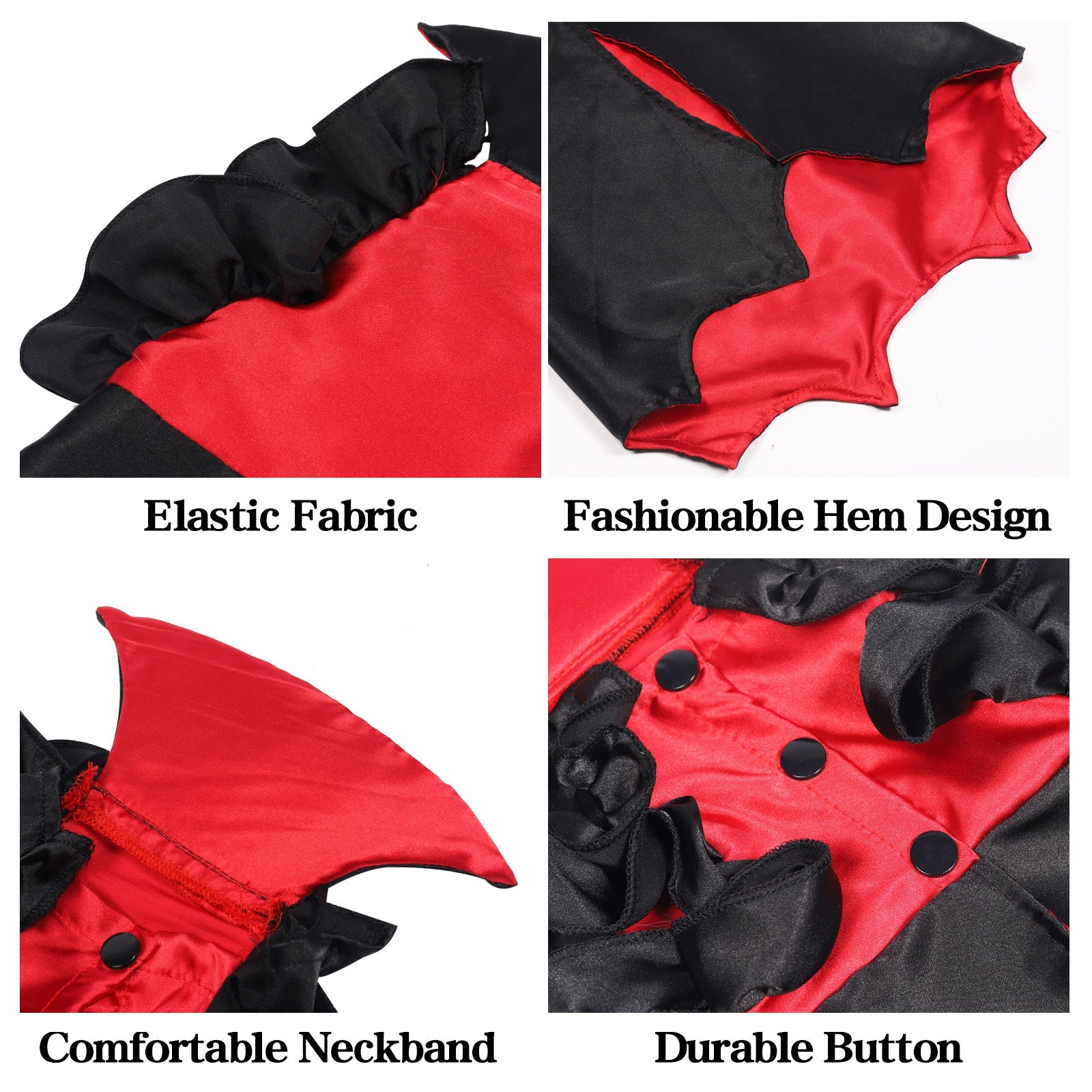 Cat Halloween Vampire Transformation Costume Pets Fashion