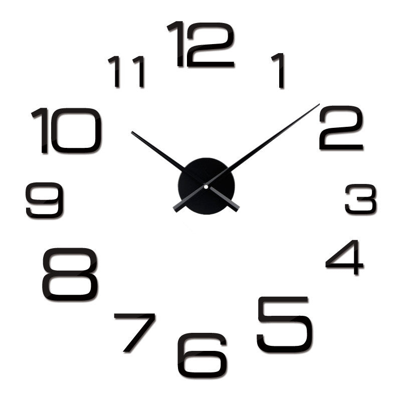 Creative Wall Sticker Decoration DIY Acrylic Clock PearlNestDecor.com